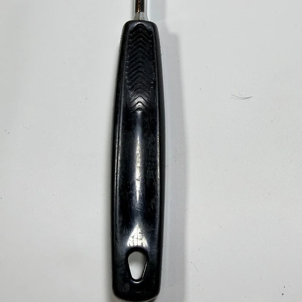 VTG Foley USA Spatula Four Slotted‎ Turner Kitchen Tool Silver Black Chrome 12